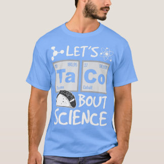 科学についてタコで語ろう、食のしゃれ、面白いシンコ・デ・マヨ Tシャツ