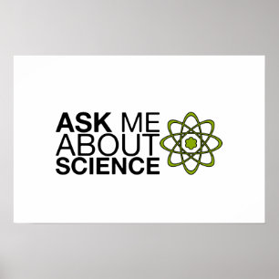 科学について私に尋ねて下さい ポスター