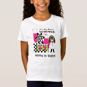 科学によってカスタマイズTシャツについての女の子完全に Tシャツ