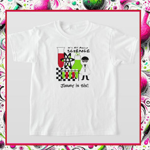 科学によってカスタマイズTシャツについての男の子完全に Tシャツ