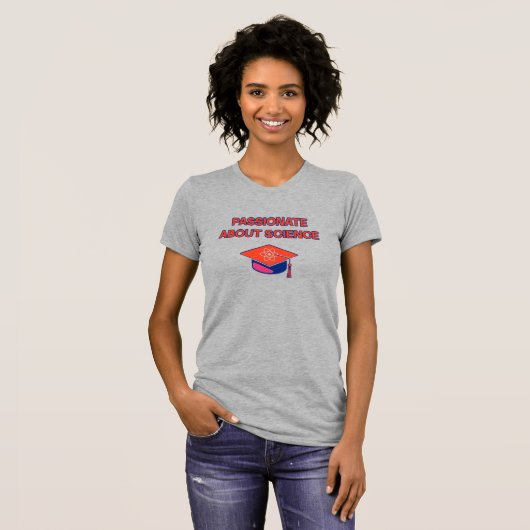 科学に情熱を注ぐ STEM好き Tシャツ (正面フル)