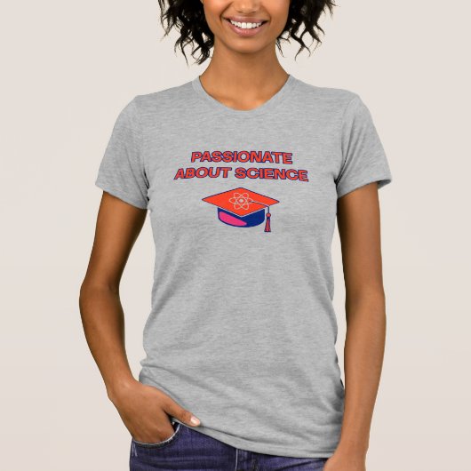 科学に情熱を注ぐ STEM好き Tシャツ (正面)