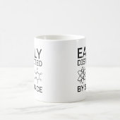 科学に気を取られる コーヒーマグカップ (中央)