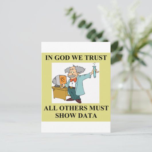 科学のおもしろい冗談 ポストカード (スタンド正面)