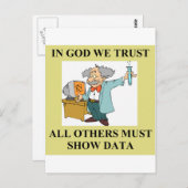 科学のおもしろい冗談 ポストカード (正面/裏面)