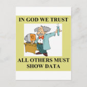 科学のおもしろい冗談 ポストカード (正面)