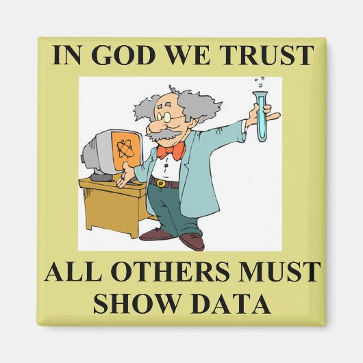 科学のおもしろい冗談 マグネット (正面)