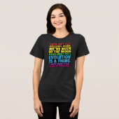『科学のために立ち上がる』 トライブレンドTシャツ (正面全面)