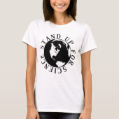 科学のための3月は科学のTシャツを擁護します Tシャツ (正面)