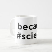 科学ので コーヒーマグカップ (正面左)