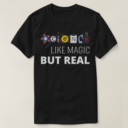 科学のような魔法が実在II Tシャツ (デザイン正面)