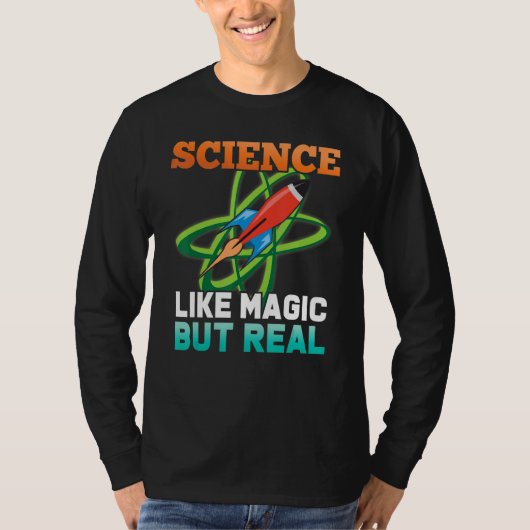 科学のような魔法が科学実在科学化学者Astr Tシャツ (正面)