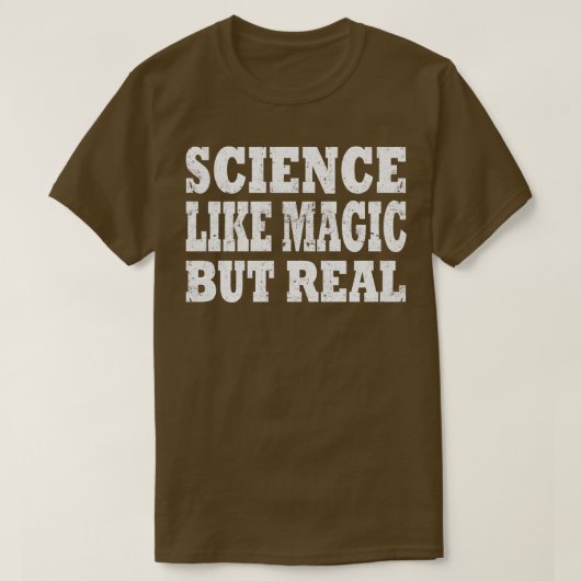 科学のような魔法しかし実在1つ Tシャツ (デザイン正面)