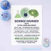 科学のアイコン，科学コー広告ス チラシ (シングル)