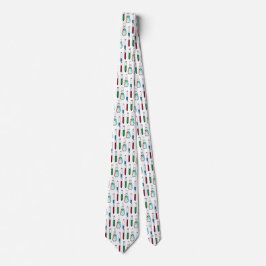 科学のオタク系のな化学者の試験管化学茎 ネクタイ