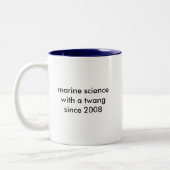 科学のカニのPickinの南揚げられていたマグ ツートーンマグカップ (左)