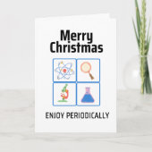 科学のクリスマス カード (正面)