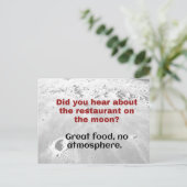 科学のジョーク、パパのジョーク葉書ムーン ポストカード (スタンド正面)