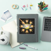 科学のダジャレは必ずリアクションをとる シール (iPadカバー)