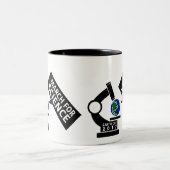 科学のツートーンマグのための非公式な3月 ツートーンマグカップ (中央)