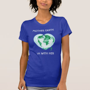 科学のティーのための3月-大地、私は彼女とあります Tシャツ