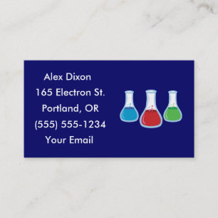 科学のフラスコの名刺 名刺