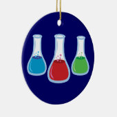 科学のフラスコ セラミックオーナメント (右)