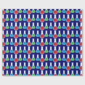 科学のフラスコ ラッピングペーパー (フラット)