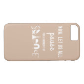 科学のベージュiPhone 7の箱の時 Case-Mate iPhoneケース (裏面(横))