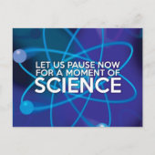 科学の一瞬一瞬を置こう ポストカード (正面)