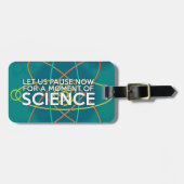 科学の一瞬一瞬を置こう ラゲッジタグ (正面横)
