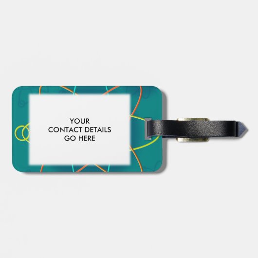 科学の一瞬一瞬を置こう ラゲッジタグ (裏面横)