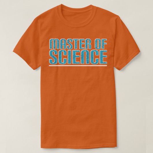 科学の修士 Tシャツ (デザイン正面)