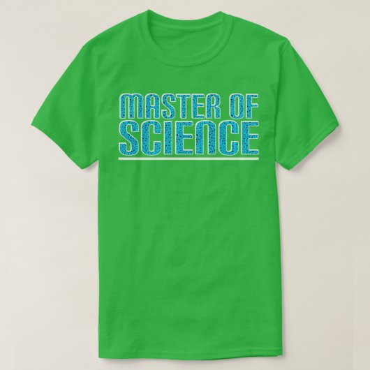 科学の修士 Tシャツ (デザイン正面)