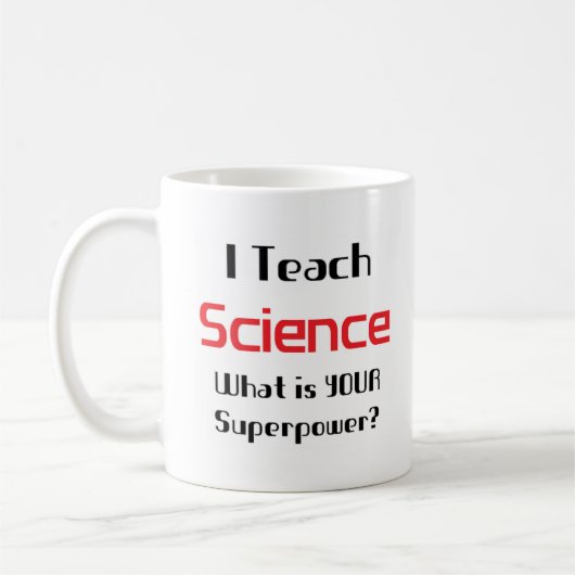 科学の先生 コーヒーマグカップ (左)