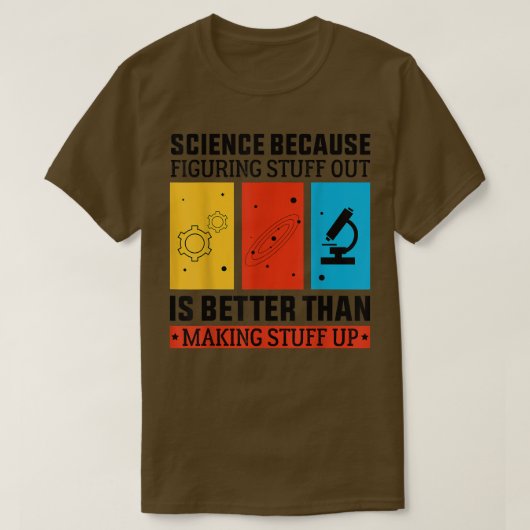 科学の先生 Tシャツ (デザイン正面)