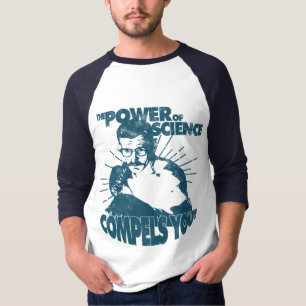 科学の力は強います! Tシャツ