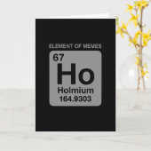 科学の周期表67 ミーム  ミームの要素6 カード (黄色い花)