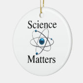 科学の問題 セラミックオーナメント (左)
