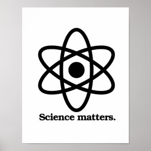 科学の問題-科学の記号- -親科学- ポスター