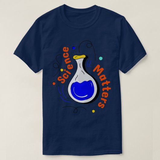 科学の問題 Tシャツ (デザイン正面)