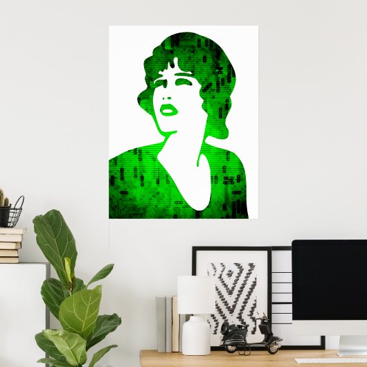 科学の女性 ポスター (ホームオフィス)