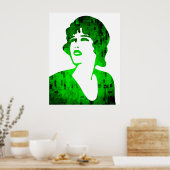 科学の女性 ポスター (キッチン)