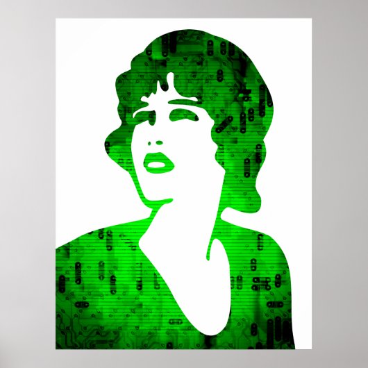 科学の女性 ポスター (正面)