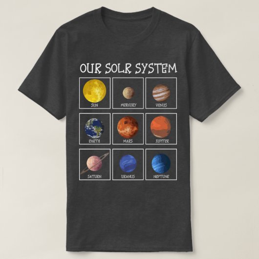 科学の宇宙保険料 Tシャツ (デザイン正面)