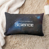 科学の恋人の枕 ランバークッション (ブランケット)