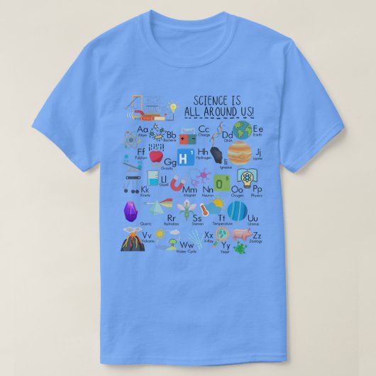 科学の愛好家ステミニストステムケミストリー Tシャツ (デザイン正面)