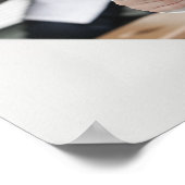 科学の授業の生徒。 ポスター (角)