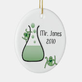 科学の教師のクリスマスのオーナメント セラミックオーナメント (右)