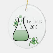 科学の教師のクリスマスのオーナメント セラミックオーナメント (左)